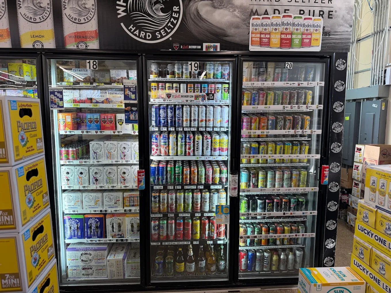 Hard seltzer and cider cooler